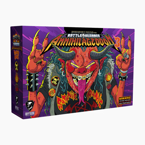 Epic Spell Wars of the Battle Wizards: Annihilageddon 3 - Satanic Panic (Kickstarter Edition) Board Games Cryptozoic Entertainment   