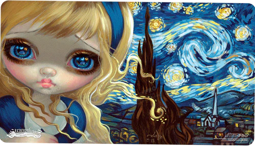 Strangeling: Jasmine Becket-Griffith Playmat - Alice in the Starry Night Supplies Ultra Pro   