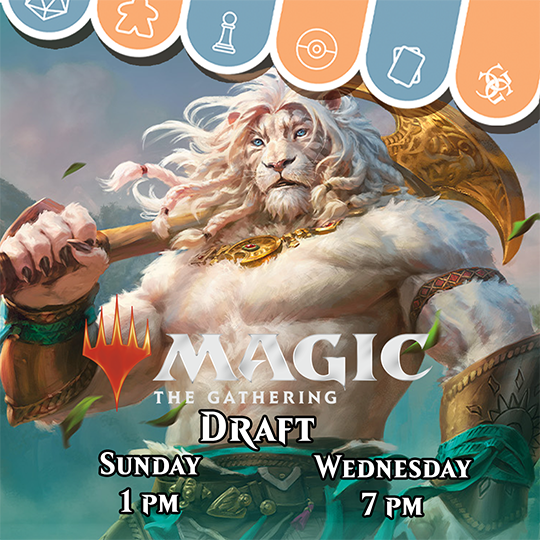 Sunday MTG Draft events Common Ground Games   