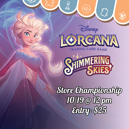 Lorcana Shimmering Skies Store Championship Events Common Ground Games   