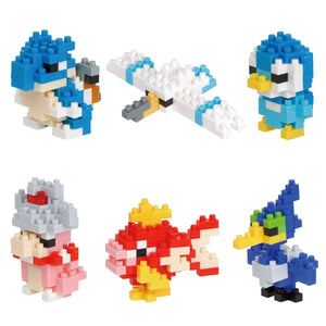 Nanoblock Pokemon Mininano Series Water Set 1 Toys Bandai   