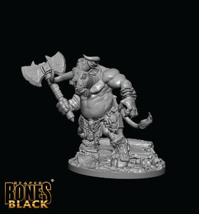 Reaper Bones Black: Minotaur Miniatures Reaper Miniatures   