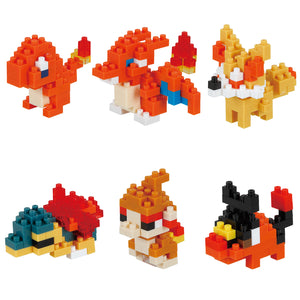 Nanoblock Pokemon Mininano Series Fire Set 1 Toys Bandai   