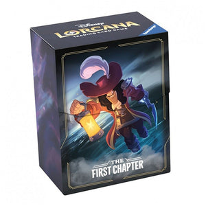 Disney Lorcana Deck Box 80: First Chapter & Rise of the Floodborn (5 options) Supplies Ravensburger DB Captain Hook  