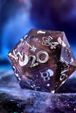 Celestial Sphere 7-Piece Polyhedral Dice Set Dice Dispel Dice   