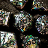 Heart of Glass 7-Piece Iconic Dice Set Dice Dispel Dice   