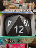 Giant Foam D20 (7 colors) Dice Kessler Corporation Foam D20 Black  