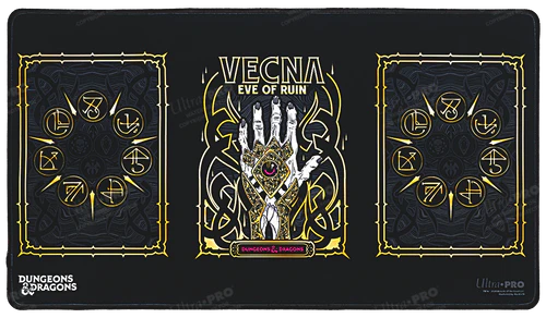 D&D Vecna: Eve of Ruin Alternate Cover Black Stitched Playmat Supplies Ultra Pro   