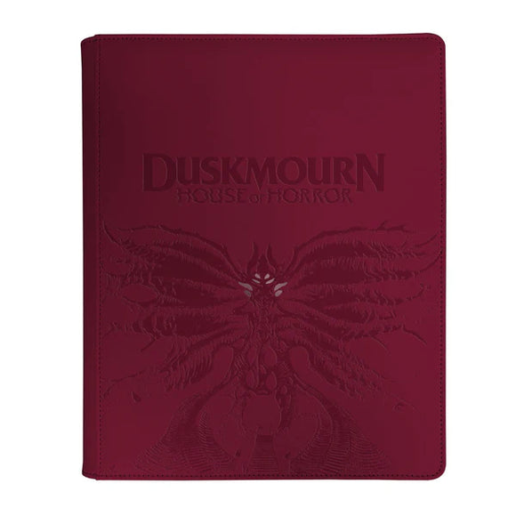 MTG Duskmourn 9-Pocket Premium Zippered Pro Binder Supplies Ultra Pro   