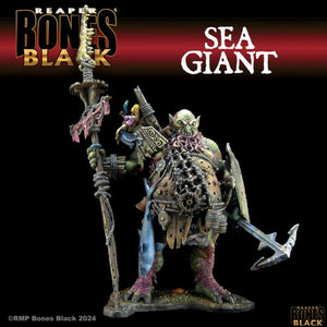 Reaper Bones Black: Sea Giant Boxed Set Miniatures Reaper Miniatures   