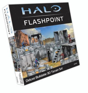 Halo Flashpoint: Deluxe Buildable 3D Terrain Set Miniatures Mantic Games   