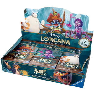 Disney Lorcana TCG: Azurite Seas Boosters (2 options) Trading Card Games Ravensburger LOR AS 24x Booster Box  