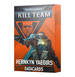 Warhammer 40K Kill Team: Hernkyn Yaegirs Datacards Miniatures Games Workshop   