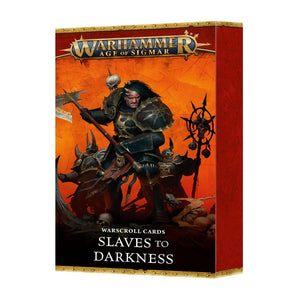 Age of Sigmar Slaves to Darkness: Warscroll Cards Miniatures Games Workshop