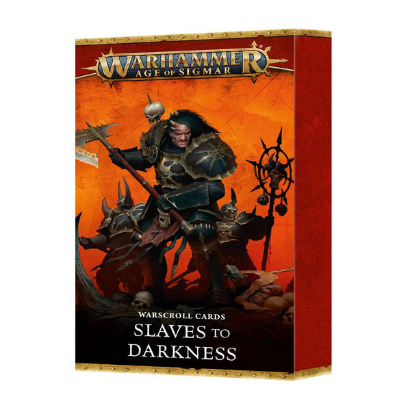 Age of Sigmar Slaves to Darkness: Warscroll Cards Miniatures Games Workshop