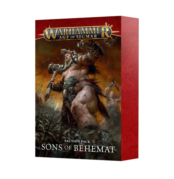 Age of Sigmar 4th Edition - Sons of Behemat: Faction Pack Miniatures Games Workshop   