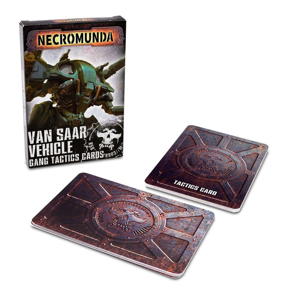 Necromunda Van Saar Vehicle Gang Tactics Cards Miniatures Games Workshop   