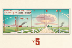 Farms Race Player Mat 5-Pack Supplies Medium Brow Games   