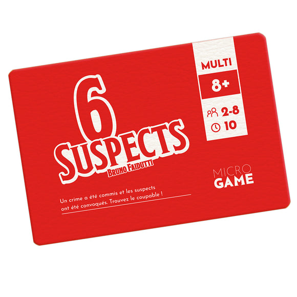 6 Suspects Card Games Asmodee   