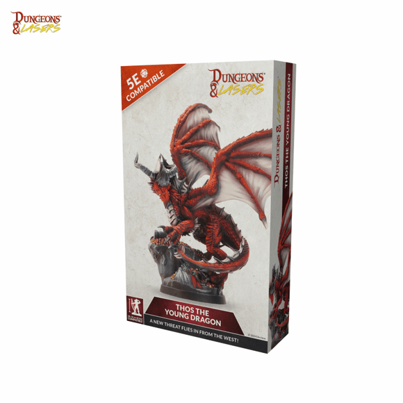 Dungeons & Lasers: Thos the Young Dragon Miniatures Archon Studio   