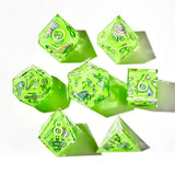 Death By Ooze 7-Piece Iconic Dice Set Dice Dispel Dice   