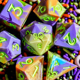 Tricks & Treats 7-Piece Polyhedral Dice Set Dice Dispel Dice   