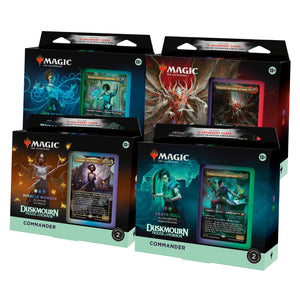 MTG [DSK] Duskmourn Commander Decks (5 options) Trading Card Games Wizards of the Coast DSC All 4 Deck Bundle  