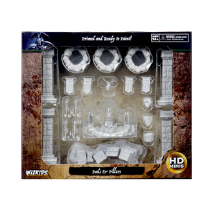 WizKids Deep Cuts Unpainted Miniatures: Pools & Pillars Miniatures WizKids   