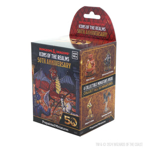 D&D Icons of the Realms Set 31: 50th Anniversary Blind Box (2 options) Miniatures WizKids IotR 31 50A 8x Booster Brick  