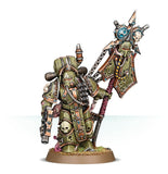 Warhammer 40K Death Guard: Plague Marine Icon Bearer Miniatures Games Workshop   