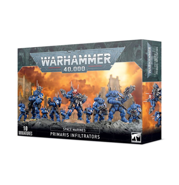 Warhammer 40K Space Marines: Primaris Infiltrators Miniatures Games Workshop   