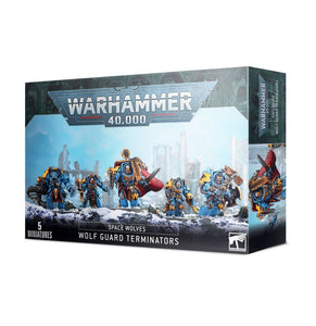 Warhammer 40K Space Wolves: Wolf Guard Terminators Miniatures Games Workshop   