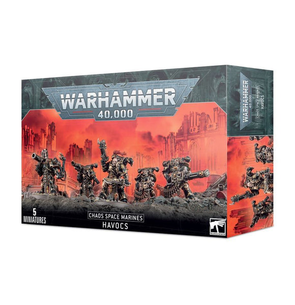 Warhammer 40K Chaos Space Marines: Havocs Miniatures Games Workshop   