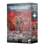 Warhammer 40K Chaos Space Marines: Chaos Lord with Jump Pack Miniatures Games Workshop   