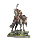 Age of Sigmar Slaves to Darkness: Darkoath Chieftain on Warsteed Miniatures Games Workshop   