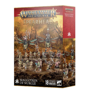 Age of Sigmar Spearhead: Maggotkin of Nurgle Miniatures Games Workshop   