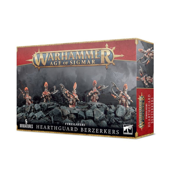 Age of Sigmar Fyreslayers: Hearthguard Berzerkers Miniatures Games Workshop   