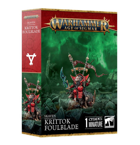 Age of Sigmar Skaven: Krittok Foulblade Miniatures Games Workshop   