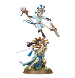 Age of Sigmar Lumineth Realm Lords Ellania and Ellathor Miniatures Games Workshop   