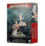 Age of Sigmar Lumineth Realm Lords: Archmage Teclis and Celennar, Spirit of Hysh Miniatures Games Workshop   