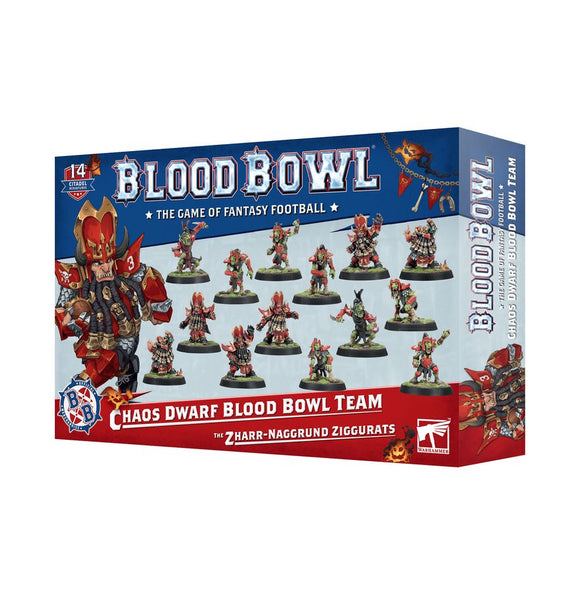 Blood Bowl Chaos Dwarf Team: The Zharr-Naggrund Ziggurats Miniatures Games Workshop   