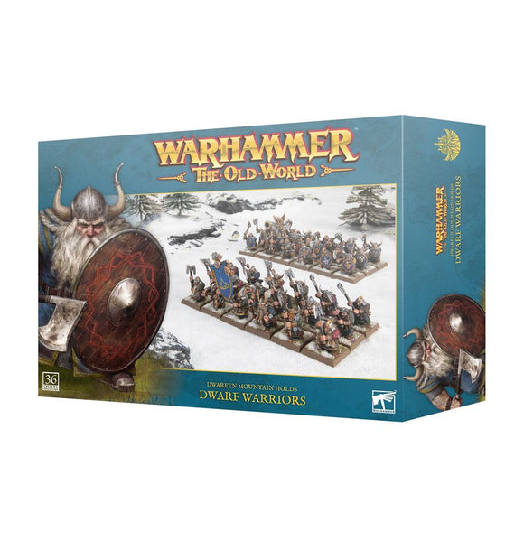 Warhammer The Old World - Dwarfen Mountain Holds: Dwarf Warriors Miniatures Games Workshop   