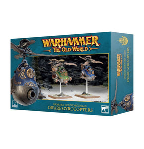 Warhammer The Old World - Dwarfen Mountain Holds: Dwarf Gyrocopters Miniatures Games Workshop   