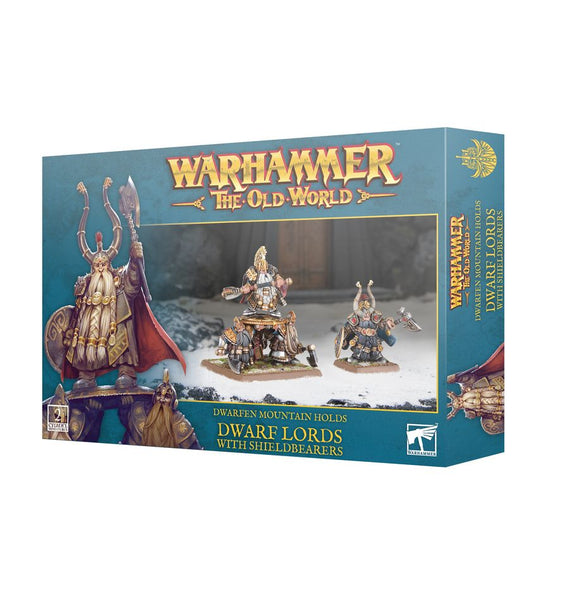 Warhammer The Old World - Dwarfen Mountain Holds: Dwarf Lords with Shieldbearers Miniatures Games Workshop   