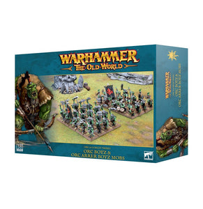 Warhammer The Old World - Orc & Goblin Tribes: Orc Boyz & Orc Arrer Boyz Mob Miniatures Games Workshop   