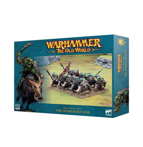 Warhammer The Old World - Orc & Goblin Tribes: Orc Boar Boyz Mob Miniatures Games Workshop   