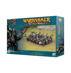 Warhammer The Old World - Orc & Goblin Tribes: Black Orc Mob Miniatures Games Workshop   