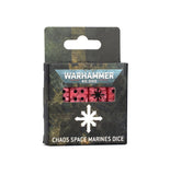 Warhammer 40K 10E Chaos Space Marines: Dice Set Miniatures Games Workshop   