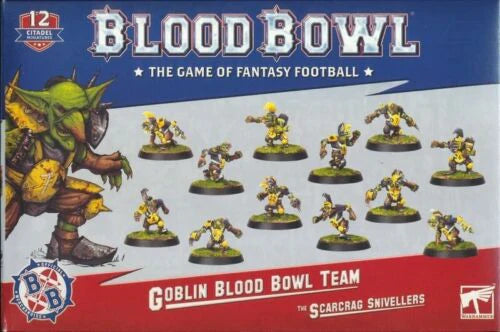 Blood Bowl Goblin Team: The Scarcrag Snivellers Miniatures Games Workshop   