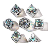 Heart of Glass 7-Piece Iconic Dice Set Dice Dispel Dice   